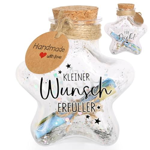 BOFUNX Wunscherfüller Geldgeschenke Dekoflasche