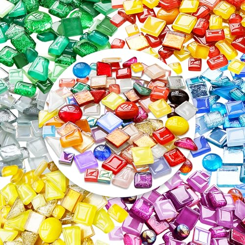 AiYoYo 650g Bunte Mosaiksteine Set