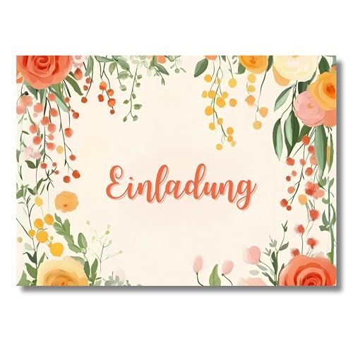 HIDEBLOOM Einladungskarten Blumen