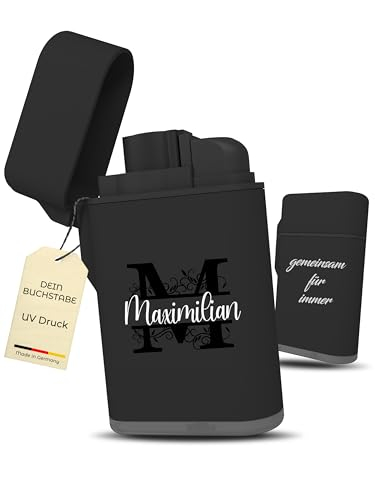 Meinearmbänder Personalisiertes Feuerzeug mit Initialen