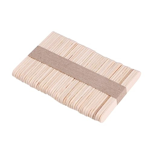 Uonlytech 50 Stücke DIY Holzstäbchen