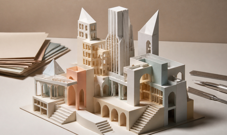 3D-Papiermodelle bauen: Faszinierende Architektur aus Papier