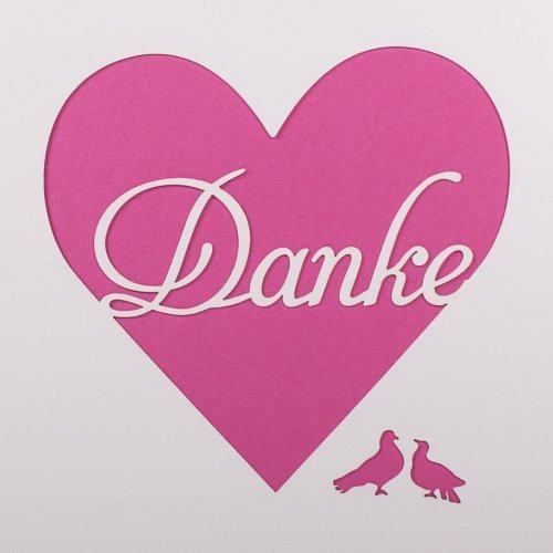 Dankeskarte "Romantik"