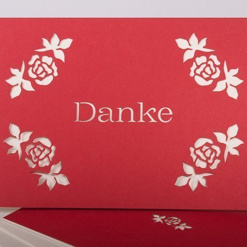 Dankeskarte "Rose"