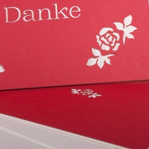 Dankeskarte "Rose"