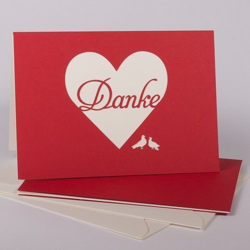 Dankeskarte "Romantik"