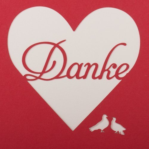 Dankeskarte "Romantik"