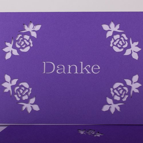 Dankeskarte "Rose"