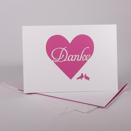 Dankeskarte "Romantik"