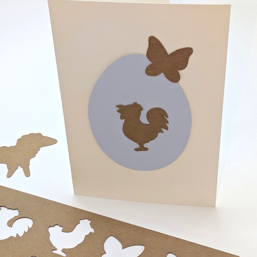 Bastelbogen "Schäfchen"  zum Gestalten & Verzieren