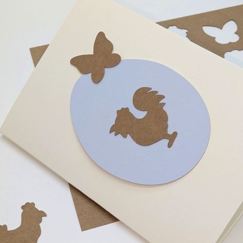 Bastelbogen "Schäfchen"  zum Gestalten & Verzieren