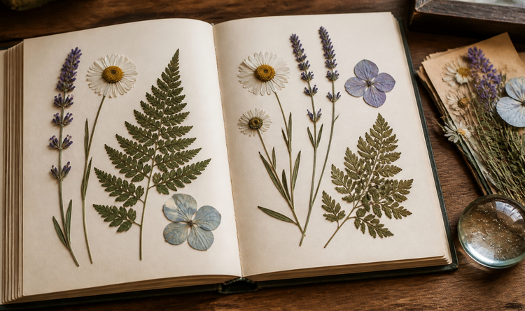 Blumen pressen und kreativ bewahren: Ideen für dein Herbarium
