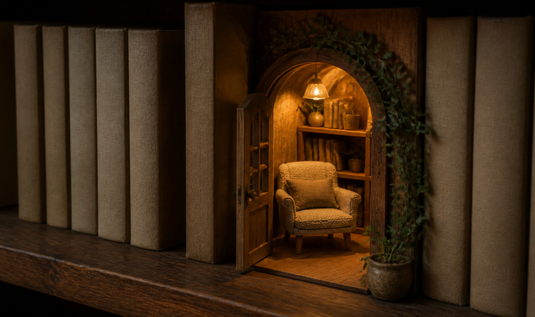 Book Nook selber bauen: Deine winzige Lesewelt fürs Bücherregal