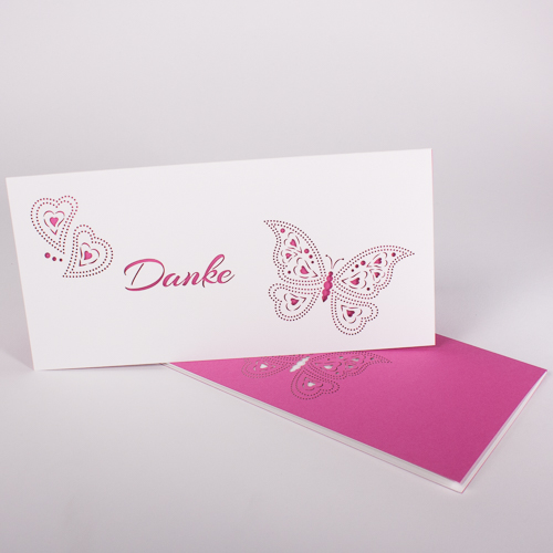 Dankeskarte "Schmetterling"