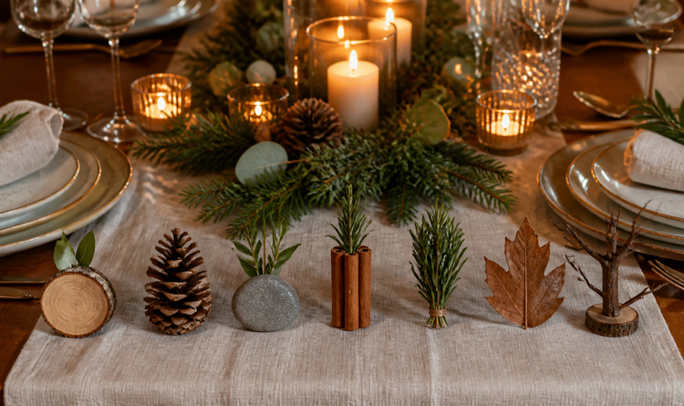 DIY-Platzkarten aus Naturmaterialien: 7 Ideen für eine festliche Tafel