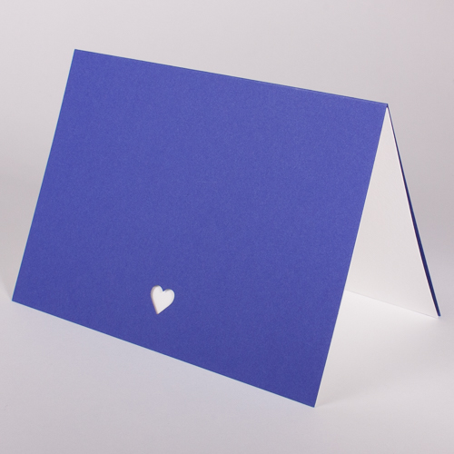 Einladungskarte "Herz" mit Einleger und Kuvert