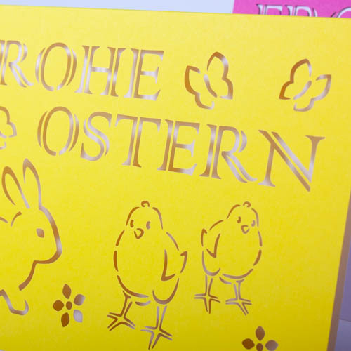 Osterkarte "Frohe Ostern"