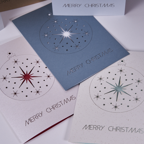 Weihnachtskarte "Sternenfunkeln"