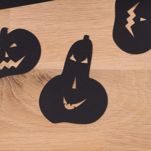 Dekobogen "Spooky Pumpkins" zum Basteln