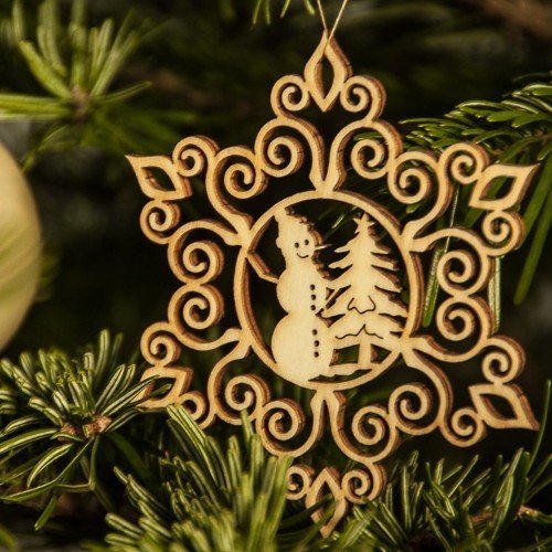 Holz-Ornamentsterne klein