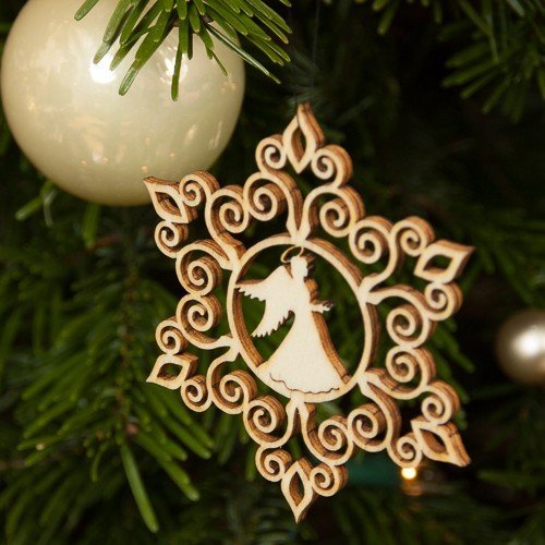 Holz-Ornamentsterne klein