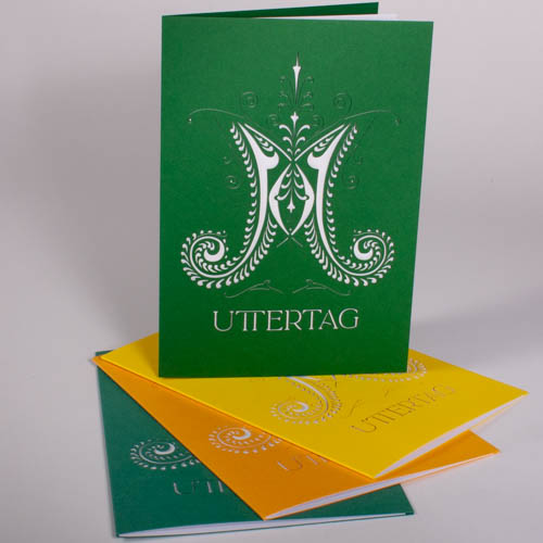 Karte "Muttertag" mit Einleger und Kuvert