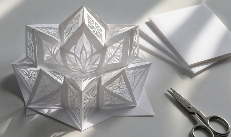 Kirigami lernen: Filigrane Papierkunst mit überraschenden Effekten