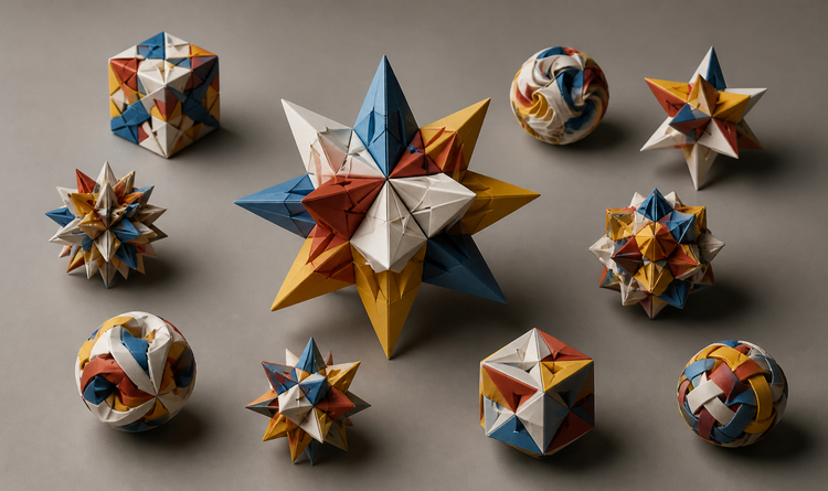 Modulares Origami: 10 beeindruckende 3D-Objekte aus Papier