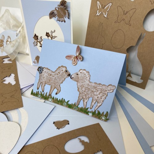Jiebor Osterkarten-Set – 10,2 X 15,2 Cm, Blanko Zum Selbstgestalten Für Osterparty