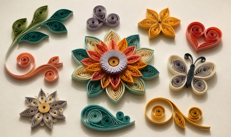 Papierquilling für Anfänger: 10 filigrane 3D-Ideen