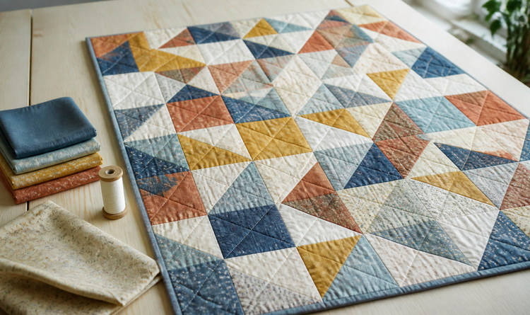 Patchwork für Anfänger: Die erste eigene Decke nähen