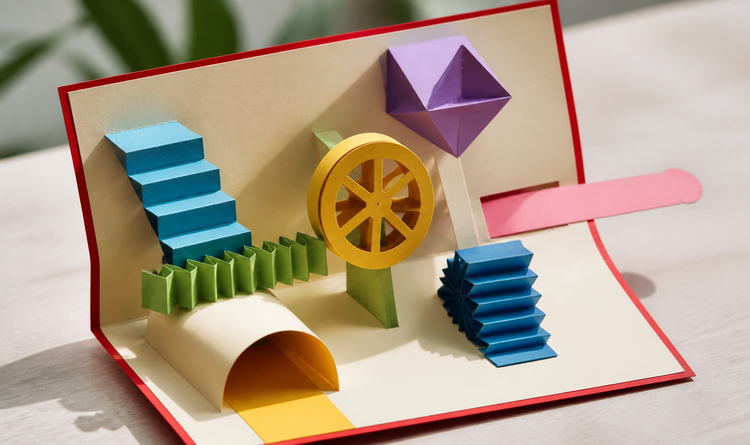 Pop-up-Karten gestalten: 7 Papiermechaniken mit Überraschungseffekt