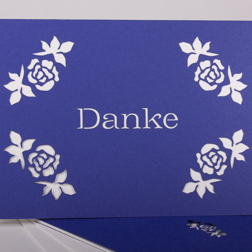 Dankeskarte "Rose"