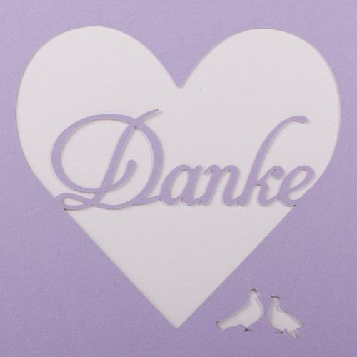 Dankeskarte "Romantik"