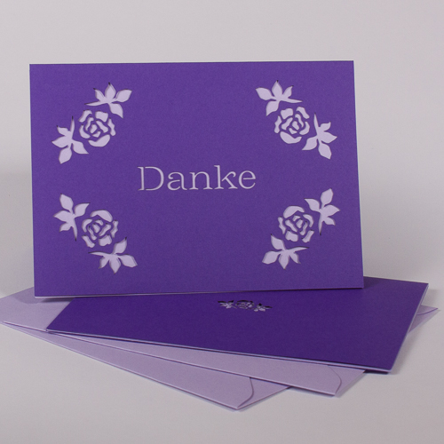 Dankeskarte "Rose"